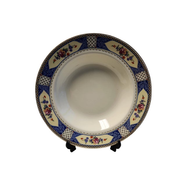 White 1930s Thomas Hughes & Co. Unicorn Soup Bowls - Set of 4 For Sale - Image 8 of 11