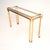 Vintage Italian Acrylic and Brass Console Table, 1970 For Sale - Image 4 of 11