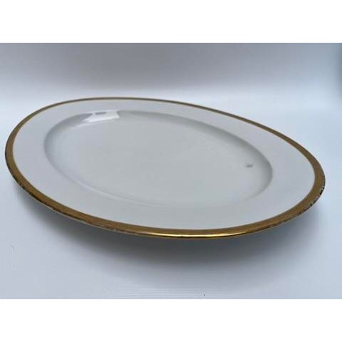Antique Greek Key Porcelain Platter For Sale - Image 4 of 8