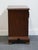 Late 20th Century Councill Craftsman Solid Mahogany Traditional Chippendale Style 24" Cabinet Nightstand For Sale - Image 14 of 14