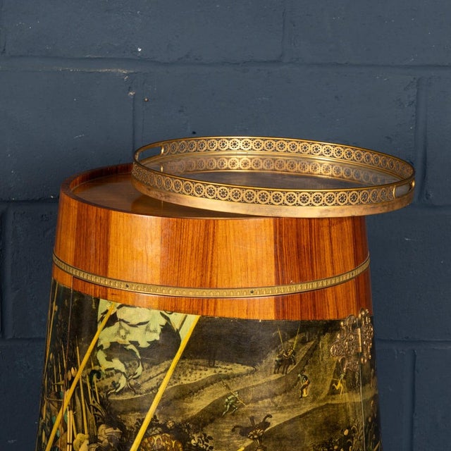 Vintage Italian Illuminating Bar Cabinet by Aldo Tura, 1960 For Sale - Image 14 of 18