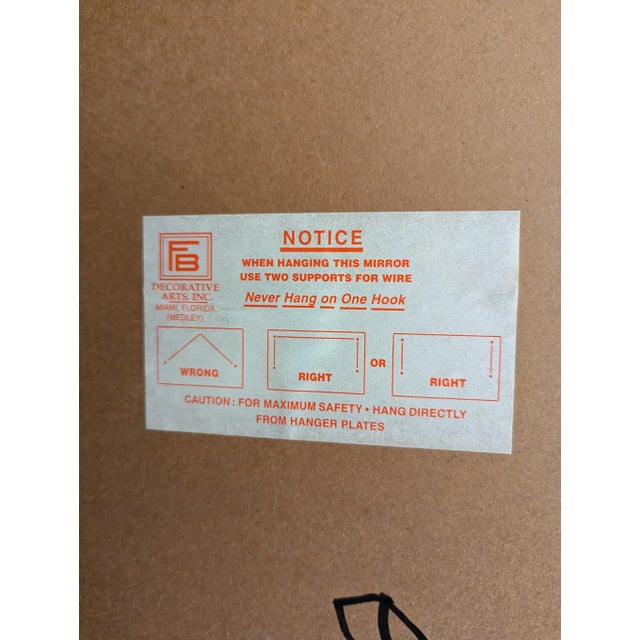 Early 21st Century Friedman Brothers Regency Style Mirror For Sale - Image 12 of 13