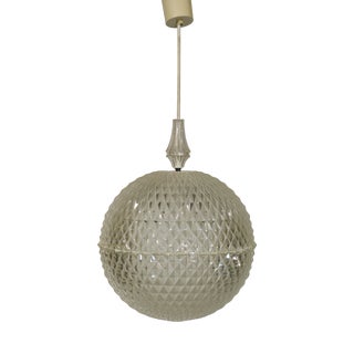 Space Age Ceiling Lamp in Plastic by Aloys Gangkofner for Erco, 1970s For Sale