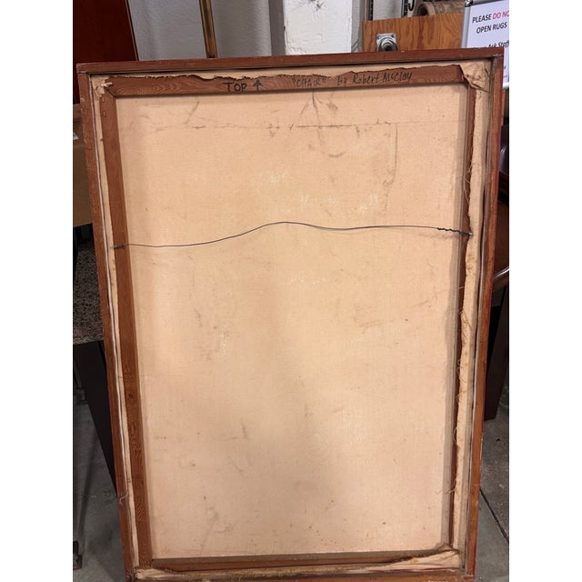 Robert McClay "Chair" Original Artwork, Framed For Sale - Image 12 of 12