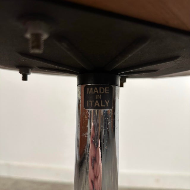 Mid Century Modern Workshop Task Stool Made in Italy For Sale - Image 11 of 12