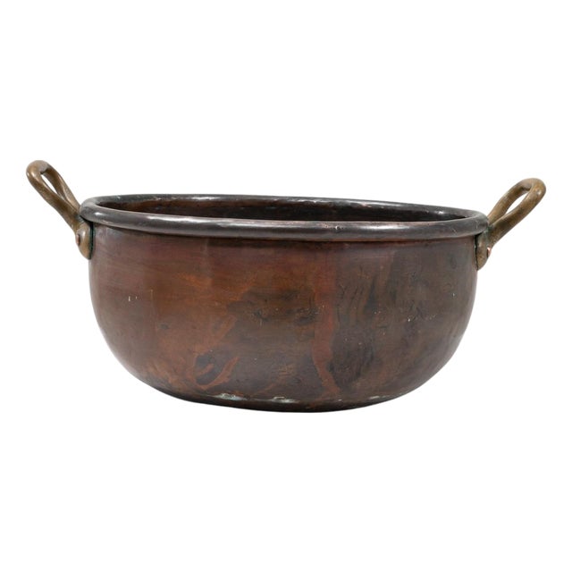 19th Century French Copper Pot For Sale