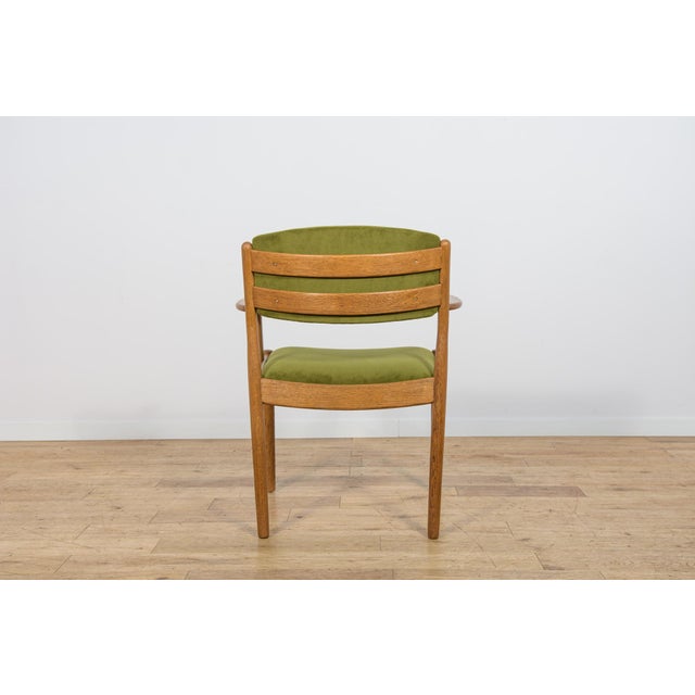 Mid-Century Oak Dining Chairs Model J62 by Poul M. Volther for FDB Mobler, Denmark, 1960s, Set of 4 For Sale - Image 15 of 18