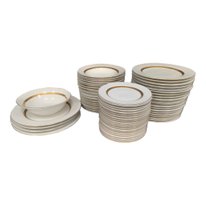 Retroneu Imperial Gold 22k Dinner Set - 65 Pieces