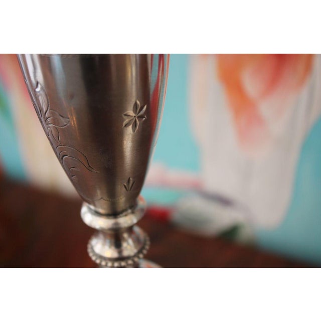 Silver Antique Silver Candleholders, Set of 2 For Sale - Image 8 of 9