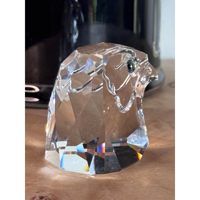 Vintage Swarovski Crystal Falcon Head Bust Figurine – No Box Beautiful vintage Swarovski crystal falcon head bust...