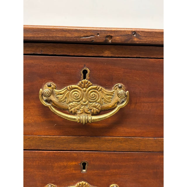 English Antique English Mahogany Nightstands - A Pair For Sale - Image 3 of 8