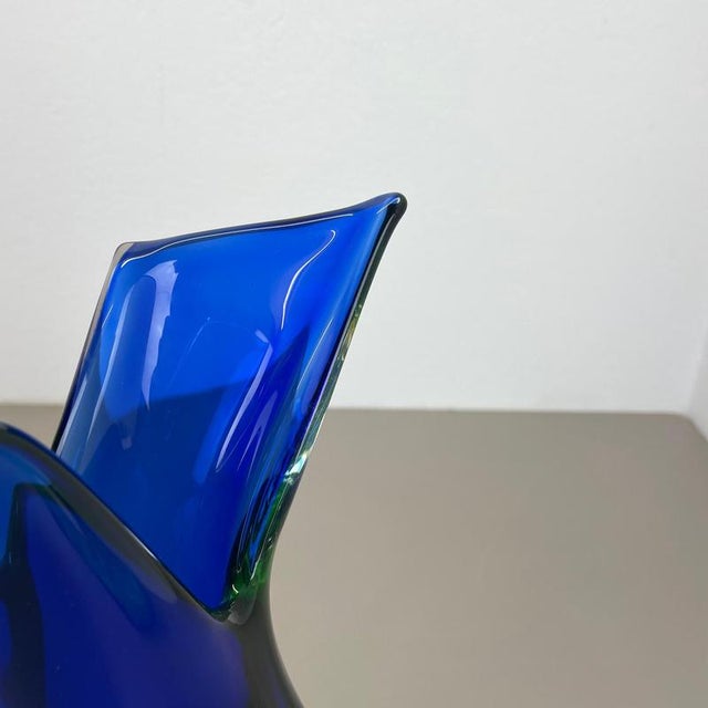 Sommerso Glass Vase by Flavio Poli for Seguso, 1970 For Sale - Image 9 of 18