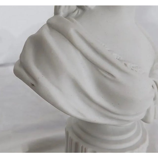 Marie Antoinette Bust in Biscuit Porcelain, 19th-Century For Sale - Image 14 of 18