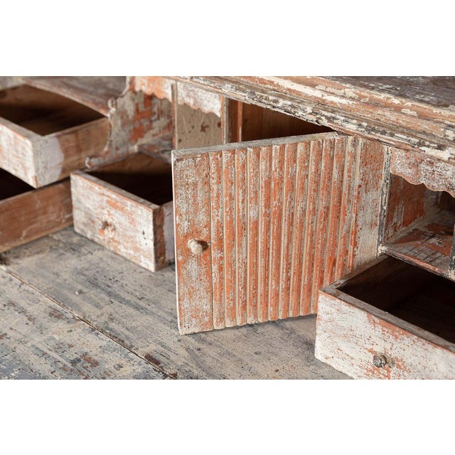 Large Gustavian Swedish Dry Scraped Secretary, 1800s For Sale - Image 10 of 18