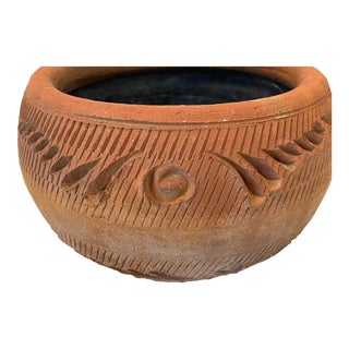 Vintage Terra Cotta Planter For Sale