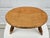 Brown Large Oval Milking Stool With Curved Rounded Edge For Sale - Image 8 of 13