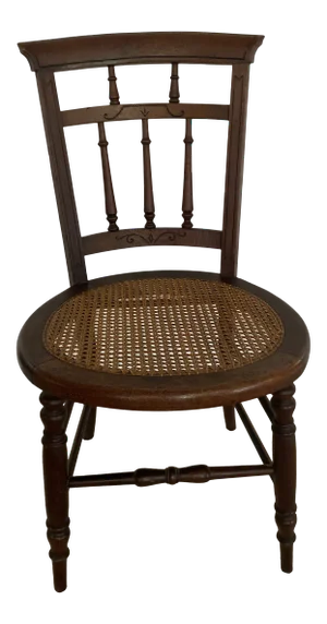 Late 19th Century Cane Seat Side Chair