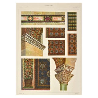 A. Alessio, Byzantine Decorative Style, Chromolithograph For Sale