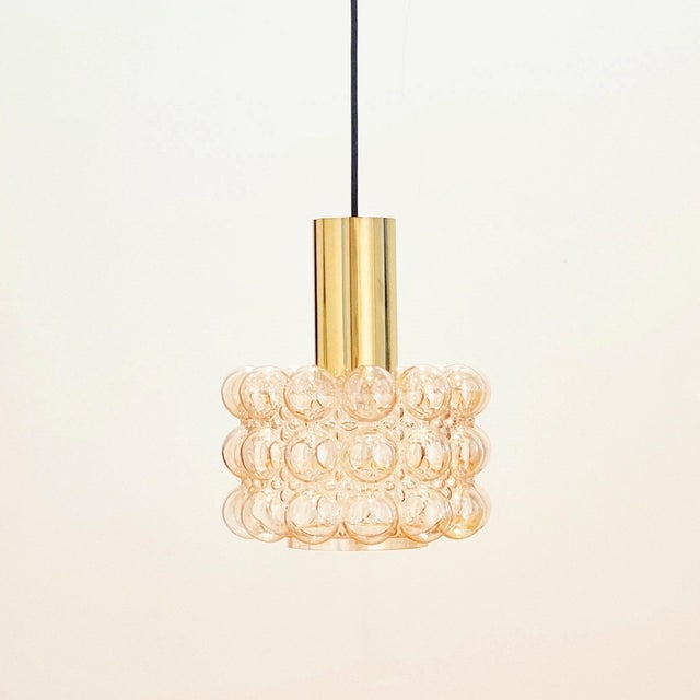 Stunning mid-century pendant/ceiling light by Helena Tynell for Limburg, renowned for its premium and modernist lighting...
