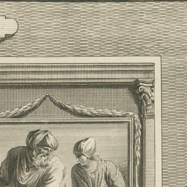 Pieter Mortier, High Priest and Levites and God Speaks in the Holy of Holies, 1700, Engraving For Sale - Image 4 of 12