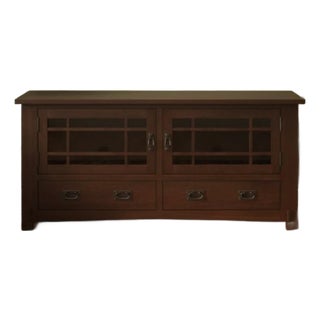 Mission Quarter Sawn Oak Tv Stand - 60" Michael Cherry For Sale
