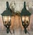 Metal Pair of Vintage Solid Brass Outdoor Wall Lanterns - 22”h X 7”.5 W X 7”.5 D For Sale - Image 7 of 16