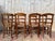 Louis XV Style Rustic Chairs in Fruitwood with Rush Seats, 19th Century, Set of 8 For Sale - Image 3 of 10