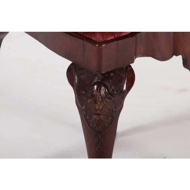 Antique Queen Anne Style Chairs in Mahogany, 1910s, Set of 8 For Sale - Image 14 of 18