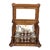 Rare Walnut Case French Etched Glass 18-piece decanter and Cordial Tantalus Set - 18 Pieces For Sale