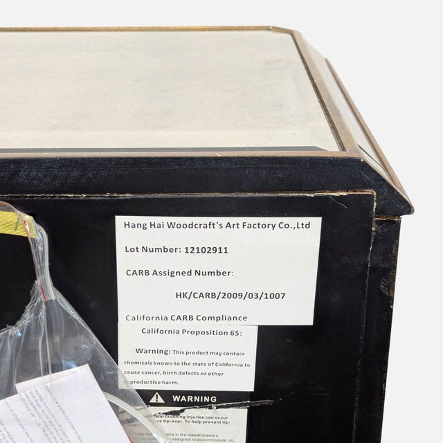 Wood Collette Antique Mirrored Breakfront Server For Sale - Image 7 of 9