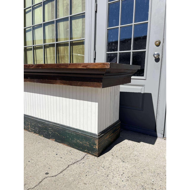1890-1900 Antique Pine Vintage Store Display Counter For Sale - Image 6 of 17