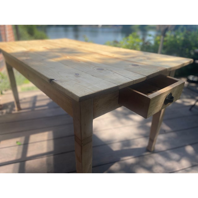Antique Table in Fir, 1890s For Sale - Image 18 of 18