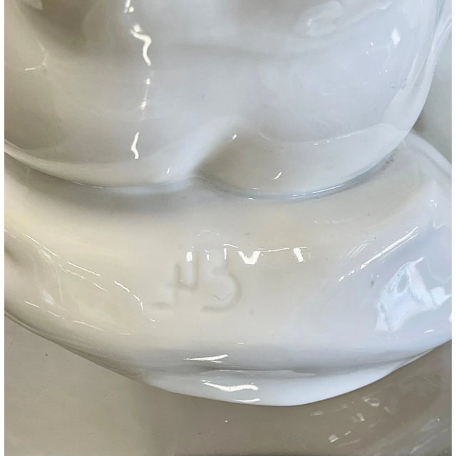 Ceramic Dahl Jensen Couple Sculpture For Sale - Image 7 of 12