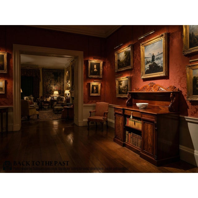 A desirable early 19th century flame mahogany chiffonier bookcase. Of very good construction in solid mahogany with...