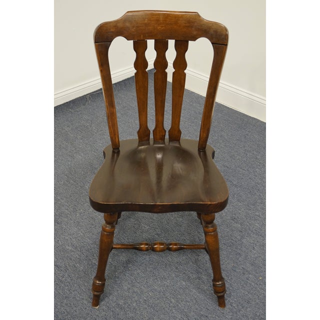 Ethan Allen Antiqued Pine Old Tavern Dining Side Chair Chairish