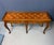 1980s Baker Furniture French Provincial Console Table With Parquetry Inlaid Top 1980s For Sale - Image 5 of 14