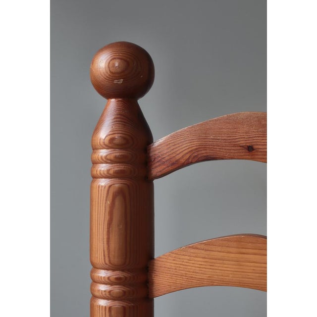 Vintage Swedish Dining Chairs in Seagrass and Pinewood, 1970s, Set of 6 For Sale - Image 13 of 18