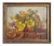 1940s Floral Still Life Oil Painting with Original Frame For Sale