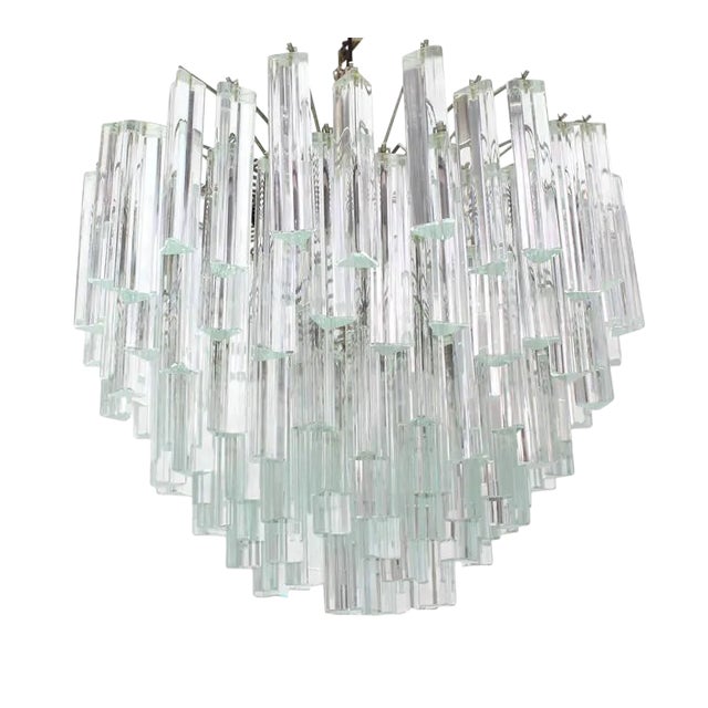 Mid-Century Modern Round Camer Chandelier For Sale - Image 9 of 9