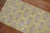 1940s Vintage Canary Yellow Turkish Runner - 2'1" x 9'2" For Sale - Image 5 of 8
