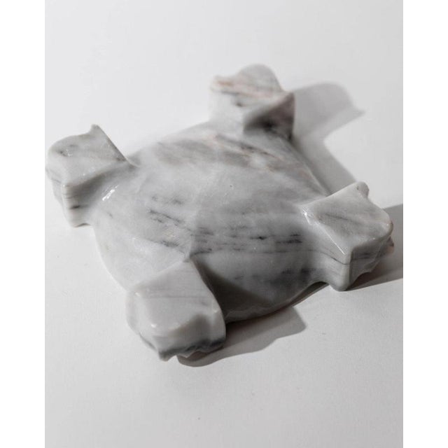 Brown Mid-Century Mexican Marble Ashtray with Engraved Aztec Motif, 1970s For Sale - Image 8 of 12