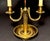 Late 20th Century Louis XVI Style Brass Bouillotte Lamp With Adjustable Tole Shade For Sale In New York - Image 6 of 11