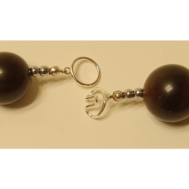 Chestnut Antique Baltic Amber Necklace For Sale - Image 8 of 12