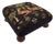 Medieval Stags Tapestry Footstool For Sale