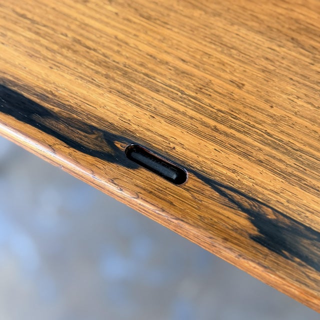Vintage Danish Modern Rosewood Reversible Dining & Game Table by Poul Hundevad, 1960s Mid Century For Sale In New York - Image 6 of 11