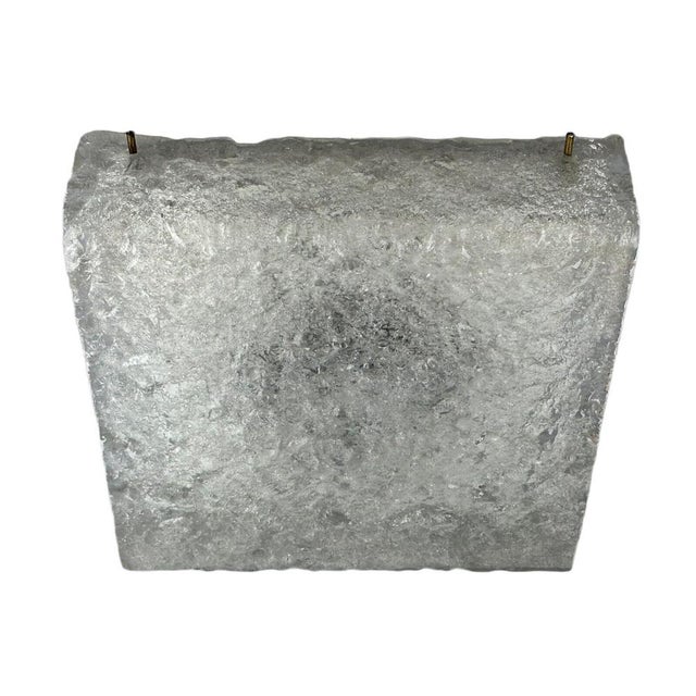 Ceiling Lamp in Ice Glass from Kaiser Leuchten, Germany, 1970s For Sale - Image 18 of 18