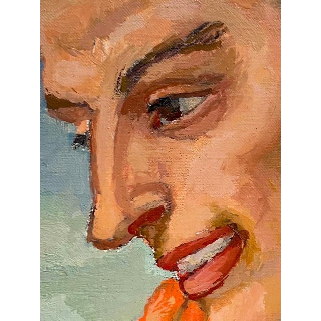 Armand Cacheux, Water Carriers, Oil on Canvas, 1958 For Sale - Image 5 of 15