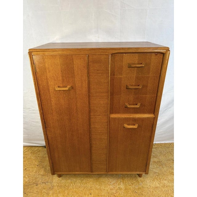 Mid-Century Oak Compactum Gentleman's Wardrobe from G-Plan E. Gomme, 1950-1960 For Sale - Image 11 of 15