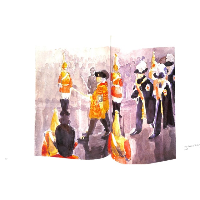 Orange "Royal Occasions Watercolors and Drawings" 1992 Castle, John For Sale - Image 8 of 11