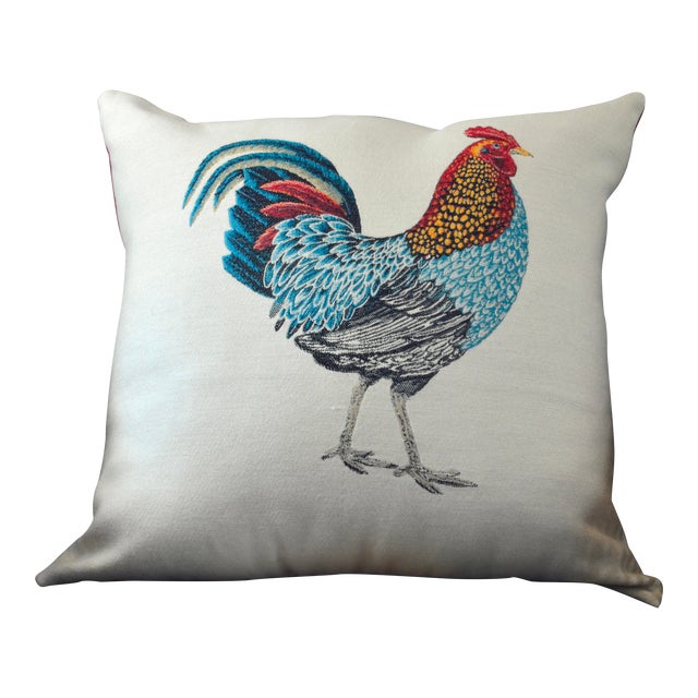 The Rooster by COUNTRY. Handsome and colorful, with traditional red yellow and blue feathers. The back panel is of a...
